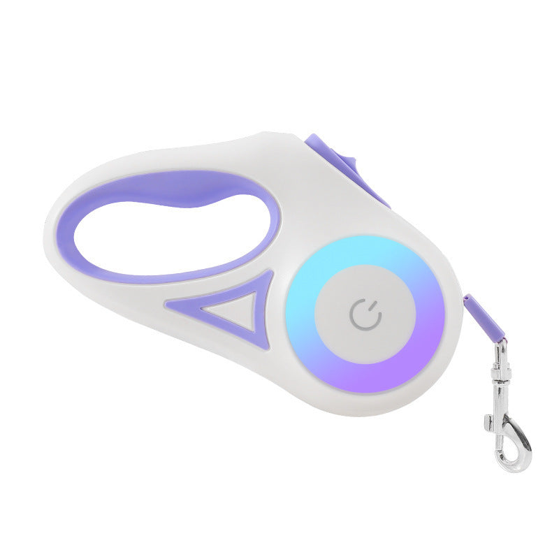 Dog Leash Retractable Leash And Dog Collar Spotlight Automatic Pet Dog Cat Traction Rope For Small Medium Dogs Pet Product Jes Mart