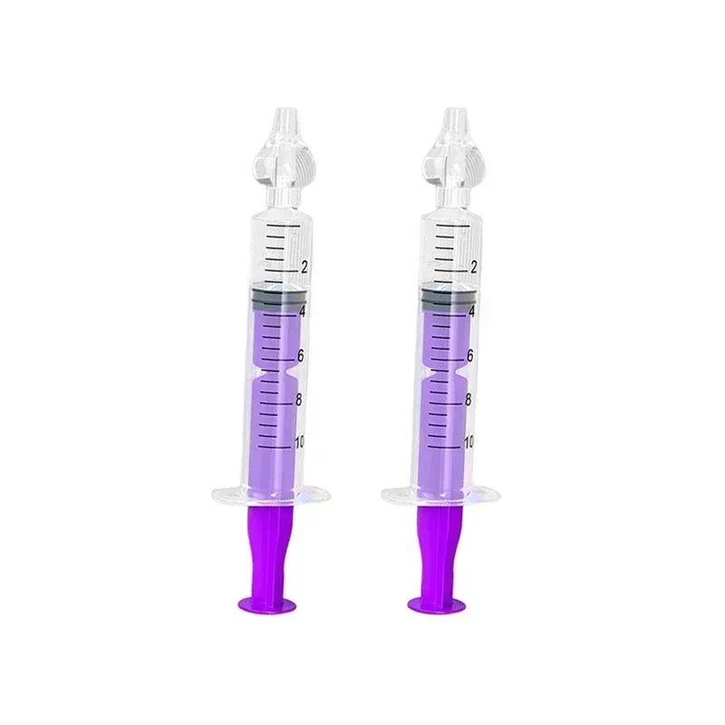 Silicone Baby Nasal Aspirator Syringe Baby Nose Cleaner Kids Rhinitis Nasal Washer Reusable Nasal Irrigator Washing for Children Jes Mart