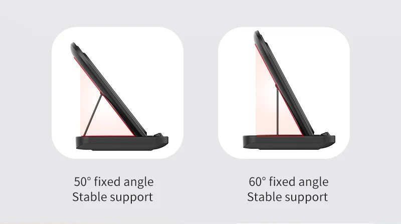 3 in 1 Wireless Charger Stand Pad For iPhone 17 16 15 14 13 12 X Max Foldable Fast Charging Station Dock For IWatch 8 7 SE AirPods Pro Jes Mart