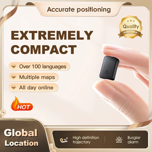 Kids Pet Real Sponsored  GPS Dog Tracker - Real-time Pet Tracker Collar - Waterproof Dog GPS Tracker- Time Tracking Mini Magnetic GPS Tracker SIM Message Positioner Tracker Mini GPS Locator Jes Mart