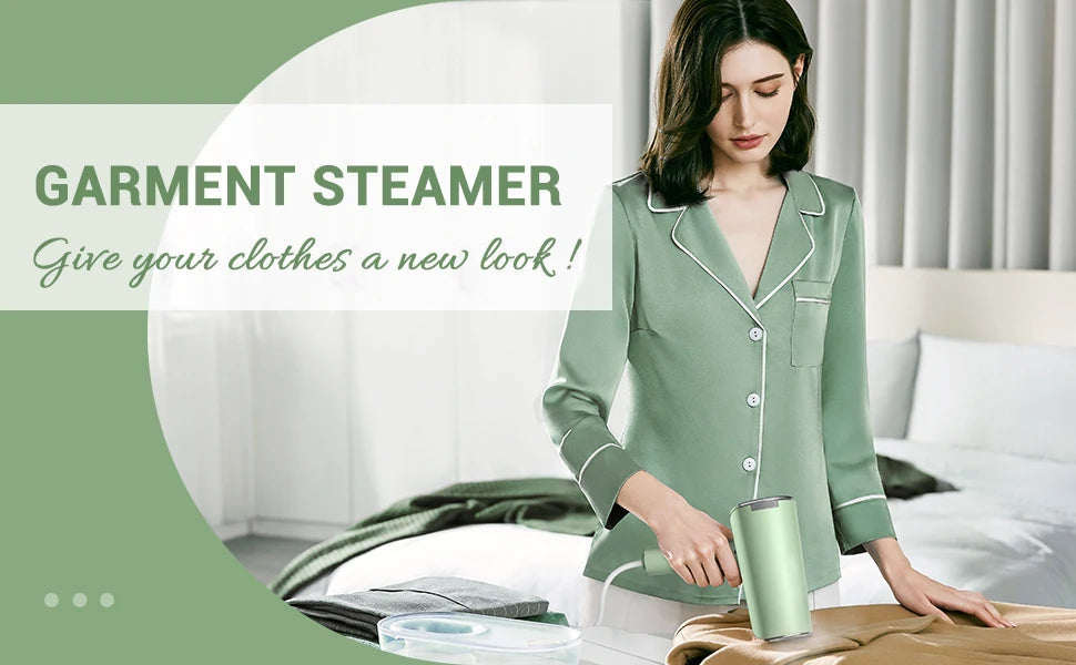 Sejoy Handheld Garment Steamers 150ml Portable Fabric Steamer Fast-Heat 1000W Steam Iron Cleaner for Home Travelling 220v/110v Jes Mart