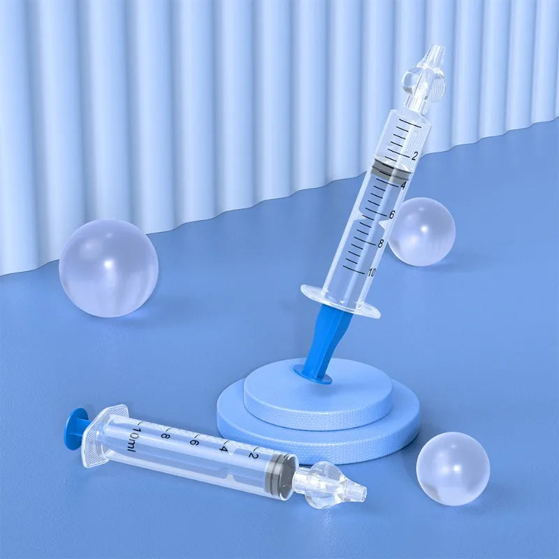 Silicone Baby Nasal Aspirator Syringe Baby Nose Cleaner Kids Rhinitis Nasal Washer Reusable Nasal Irrigator Washing for Children Jes Mart