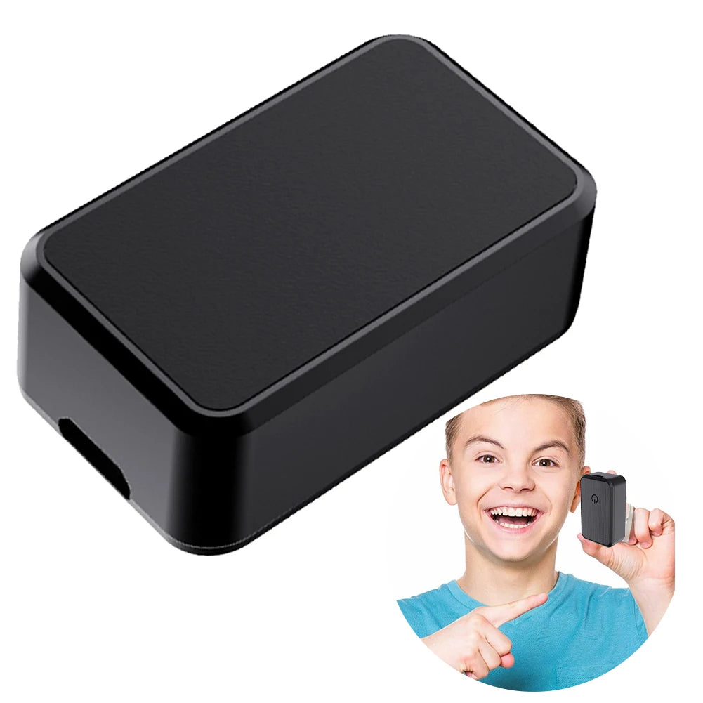 Kids Pet Real Sponsored  GPS Dog Tracker - Real-time Pet Tracker Collar - Waterproof Dog GPS Tracker- Time Tracking Mini Magnetic GPS Tracker SIM Message Positioner Tracker Mini GPS Locator Jes Mart