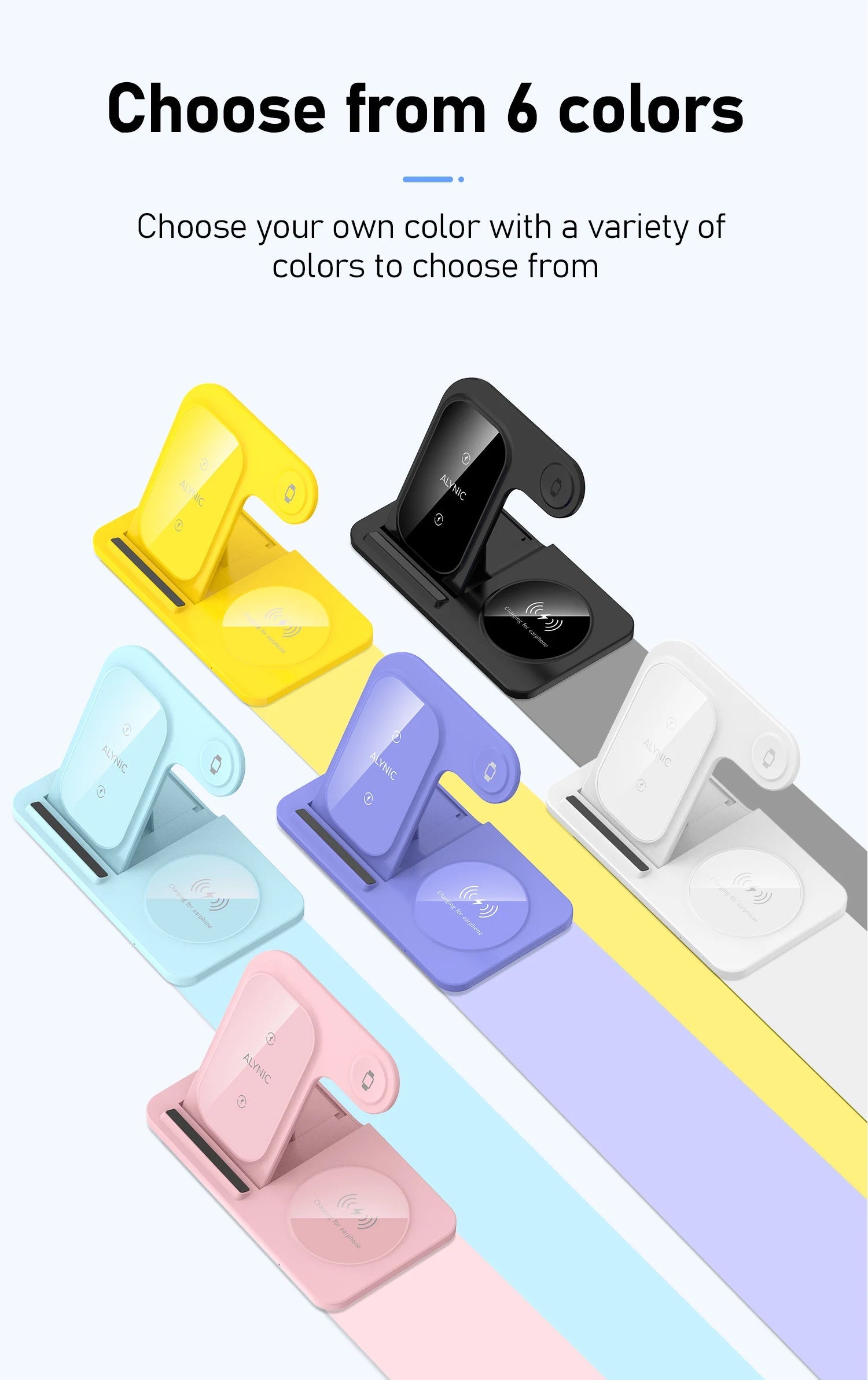 3 in 1 Wireless Charger Stand Pad For iPhone 17 16 15 14 13 12 X Max Foldable Fast Charging Station Dock For IWatch 8 7 SE AirPods Pro Jes Mart