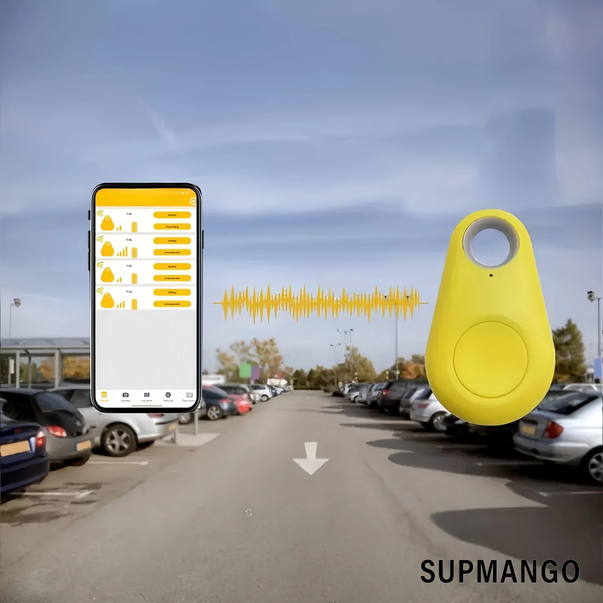 Mini GPS Tracker Bluetooth Outdoor Anti-lost Device Pet Wallet Tracking Two-Way Positioning LOS/Android Smart Locator Accessorie Jes Mart