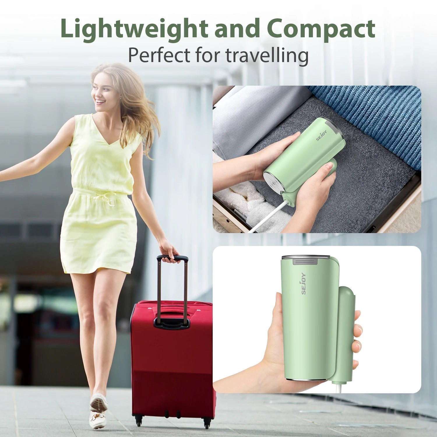 Electric Hanging Steam Cleaner Garment Steamers Iron for Home Travel Mite Removal handheld Steamer Garment Ironing Clothes Jes Mart