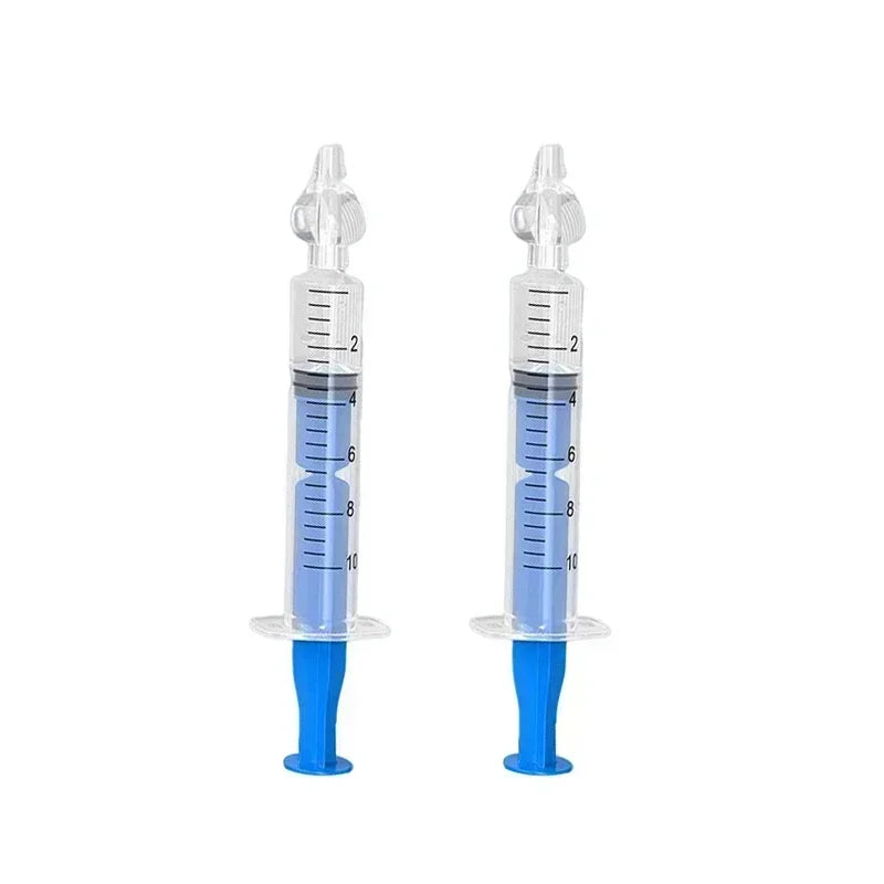 Silicone Baby Nasal Aspirator Syringe Baby Nose Cleaner Kids Rhinitis Nasal Washer Reusable Nasal Irrigator Washing for Children Jes Mart
