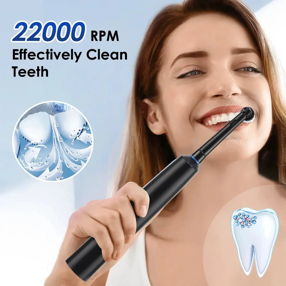 Rechargeable Rotary Electric Toothbrush 5 Modes Sonic Tooth Brush For Adults Rotating Toothbrushes Plaque Remover Teeth Cleaner Jes Mart