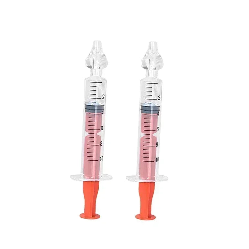 Silicone Baby Nasal Aspirator Syringe Baby Nose Cleaner Kids Rhinitis Nasal Washer Reusable Nasal Irrigator Washing for Children Jes Mart