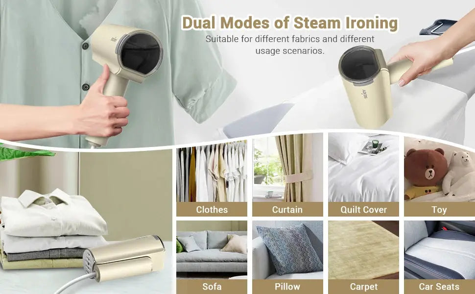 Electric Hanging Steam Cleaner Garment Steamers Iron for Home Travel Mite Removal handheld Steamer Garment Ironing Clothes Jes Mart