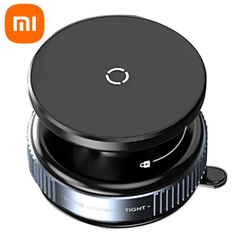 2026 Upgraded Vacuum Magnetic Car Phone Holder 360° Reinforced -Xiaomi Magsafe Car Phone Holder Suction Cup Vacuum Magnetic Phone Stand 360° rotatable and Foldable Suction Cup Phone Holder Jes Mart