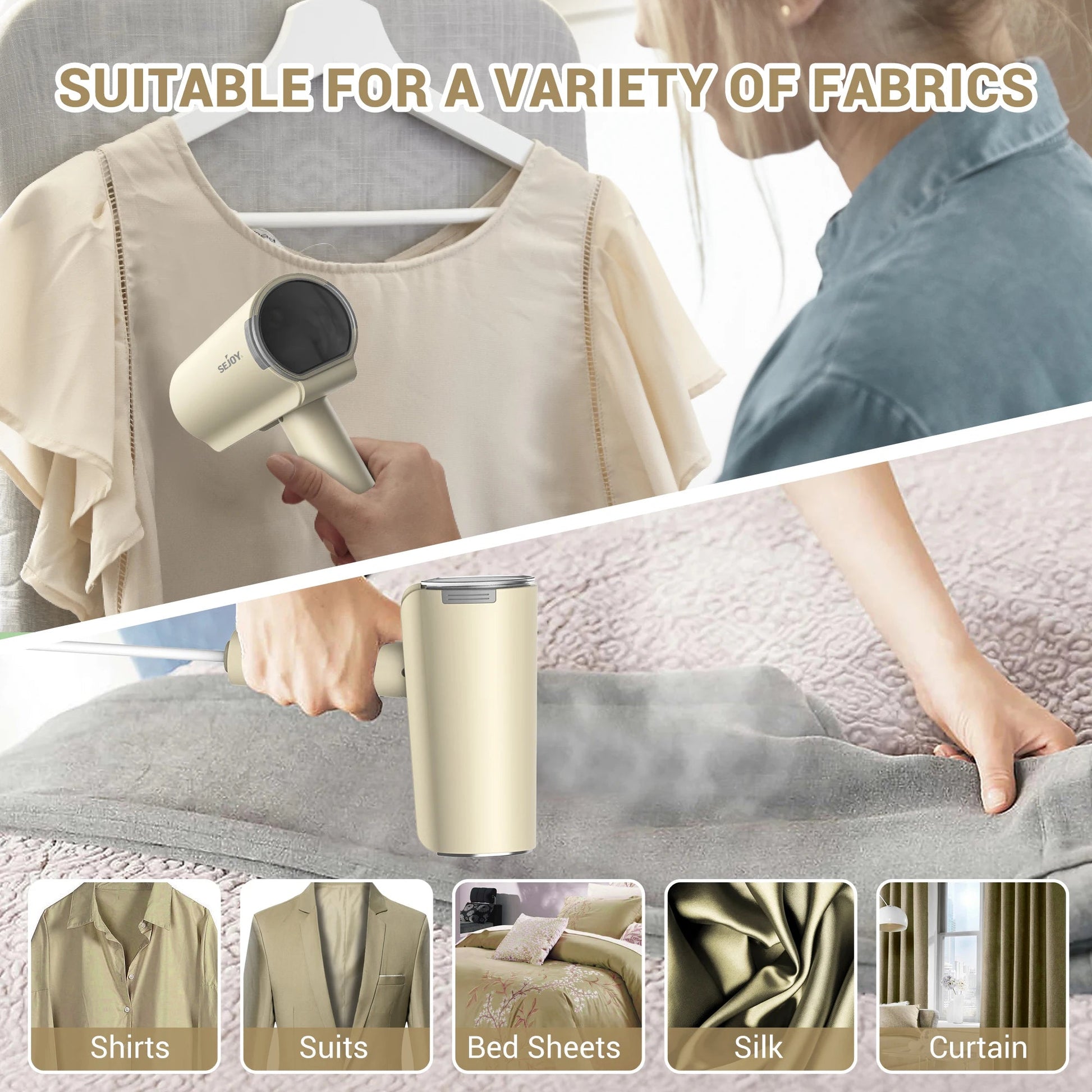 Electric Hanging Steam Cleaner Garment Steamers Iron for Home Travel Mite Removal handheld Steamer Garment Ironing Clothes Jes Mart