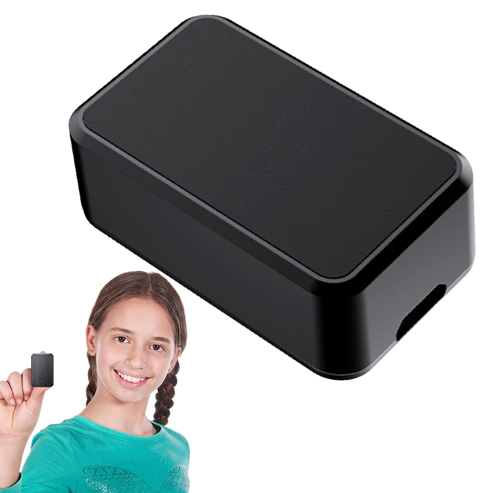 Kids Pet Real Sponsored  GPS Dog Tracker - Real-time Pet Tracker Collar - Waterproof Dog GPS Tracker- Time Tracking Mini Magnetic GPS Tracker SIM Message Positioner Tracker Mini GPS Locator Jes Mart