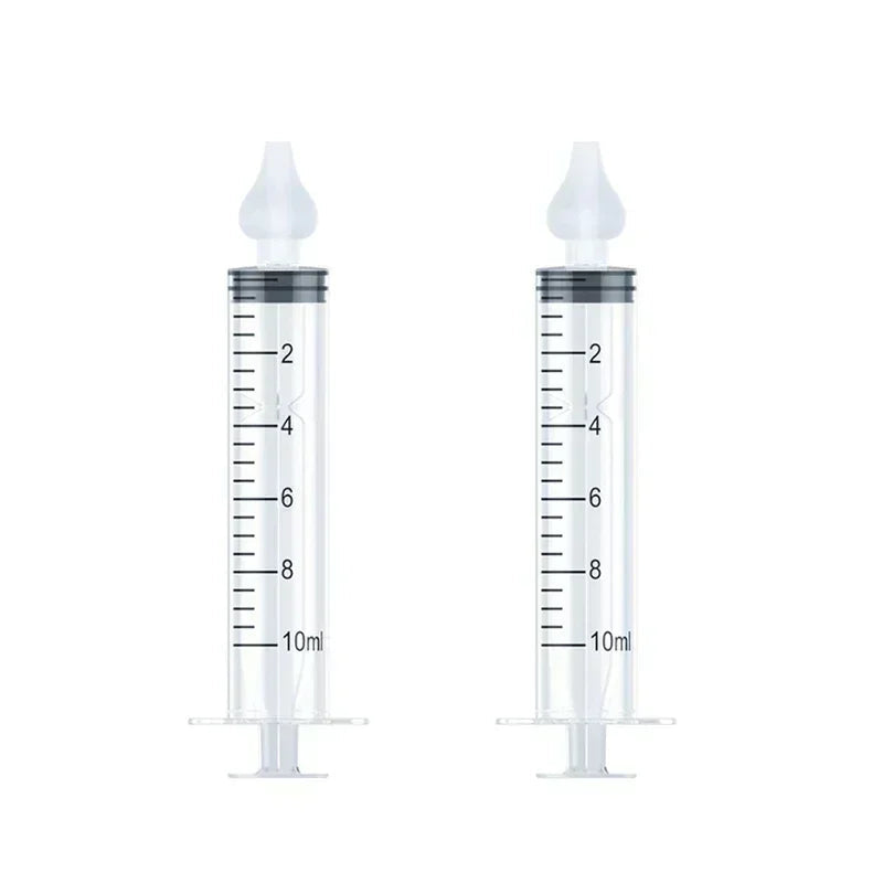 Silicone Baby Nasal Aspirator Syringe Baby Nose Cleaner Kids Rhinitis Nasal Washer Reusable Nasal Irrigator Washing for Children Jes Mart