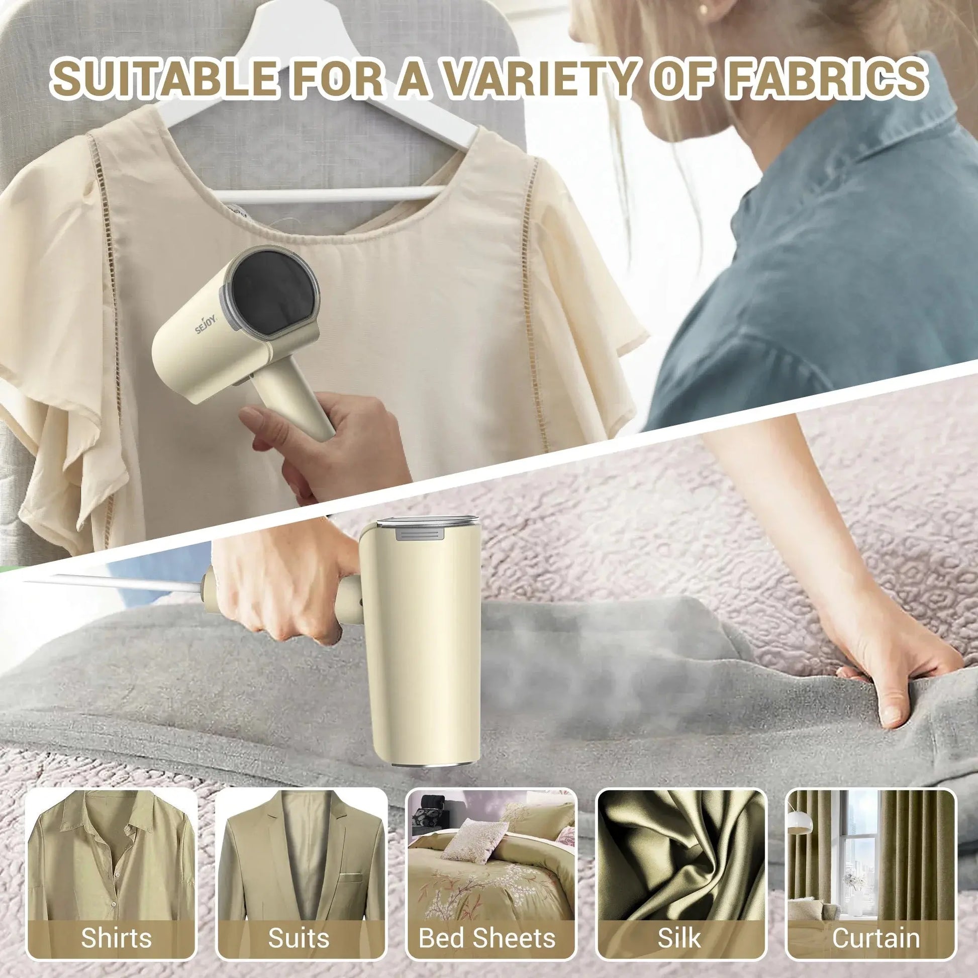 Electric Hanging Steam Cleaner Garment Steamers Iron for Home Travel Mite Removal handheld Steamer Garment Ironing Clothes Jes Mart