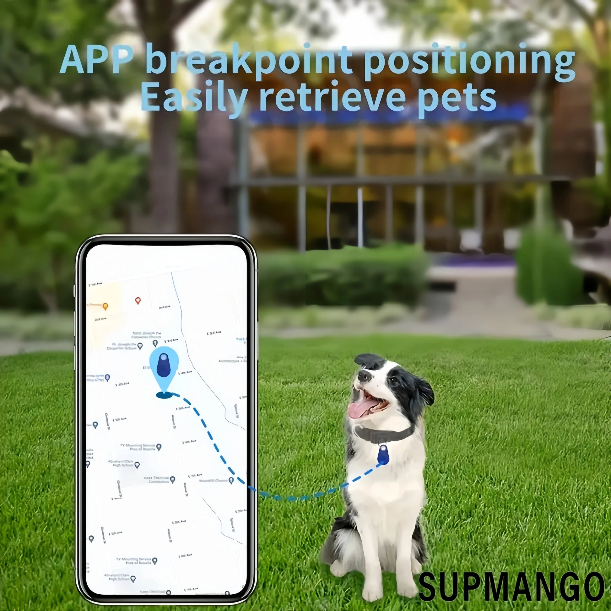 Mini GPS Tracker Bluetooth Outdoor Anti-lost Device Pet Wallet Tracking Two-Way Positioning LOS/Android Smart Locator Accessorie Jes Mart