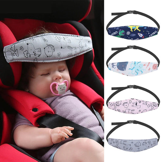 Baby Car Seat Head Support Children Stroller Fastening Belt Adjustable Boy Girl Playpens Sleep Positioner Baby Saftey Pillows Jes Mart