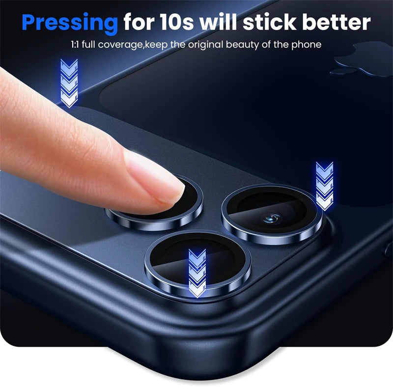 Metal Glass Camera Lens Protector for IPhone 17Pro 17 Air 16 15 14 13 Pro Max Plus 16Pro  i17 IPones Lens Cover Accessories